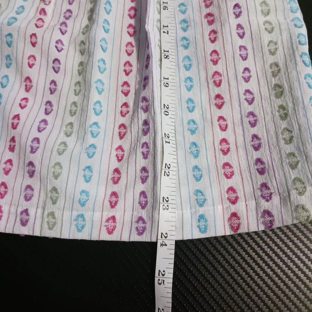 NEW ModCloth Can't Stop Giggling Embroidered Tie-Back Camisole White Dots Size M - Picture 9 of 12